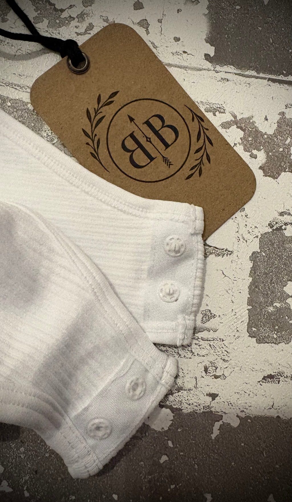 Ivory Ribbed Henley Bodysuit