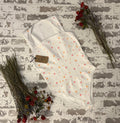 White Sunset Daisy Print Bodysuit