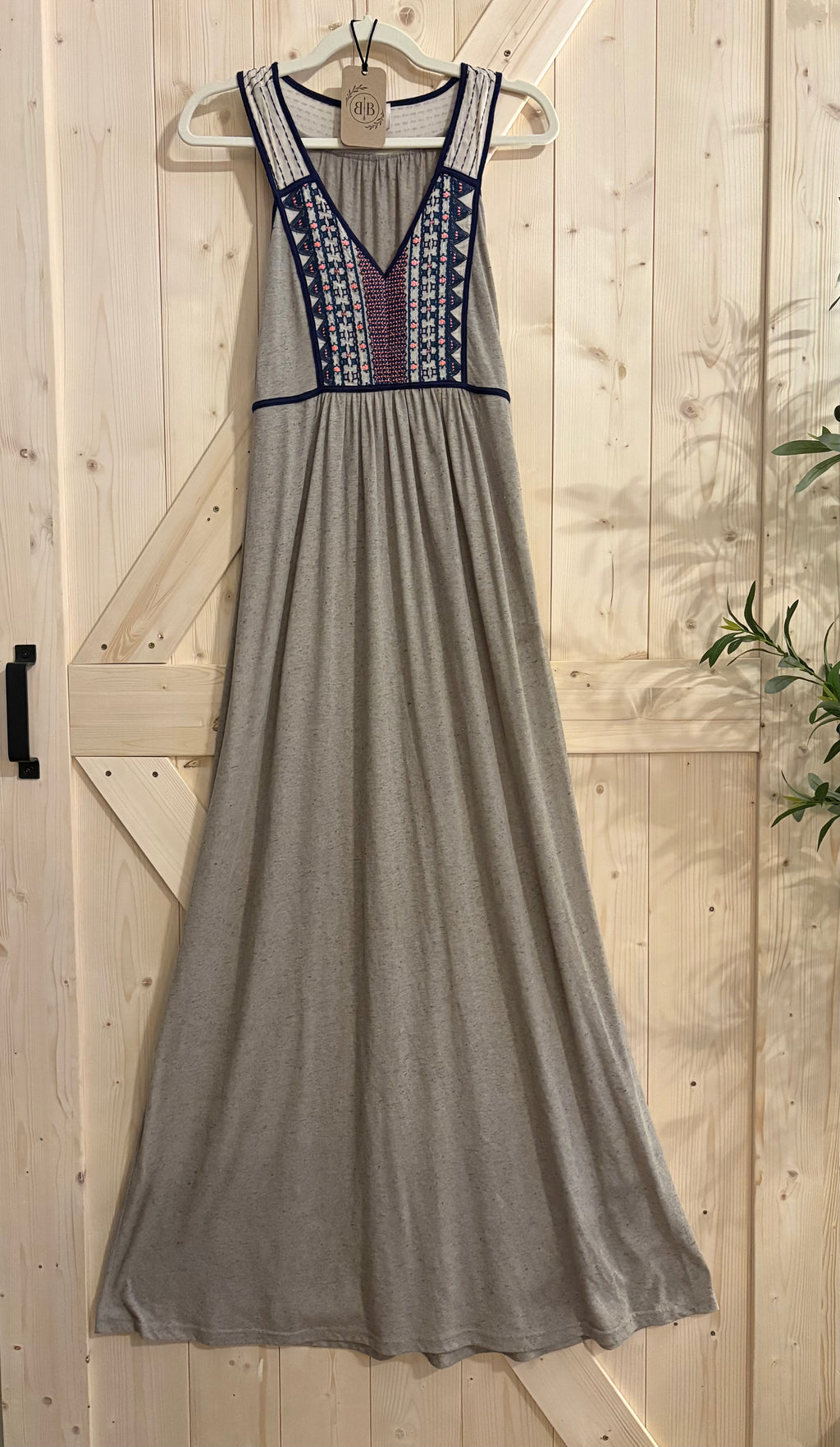 Under Skies Embroidered Boho Maxi Dress | Preloved