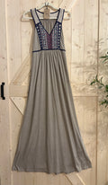 Under Skies Embroidered Boho Maxi Dress | Preloved